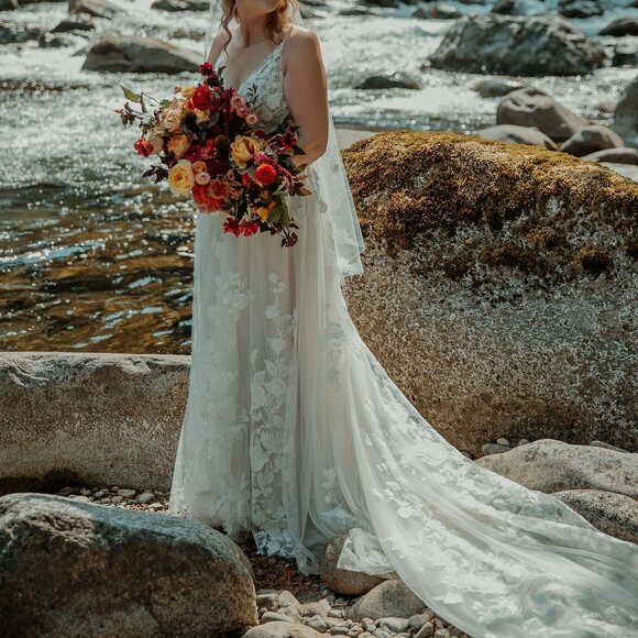 Mori Lee Davida Wedding Dress - Picture 1 of 13